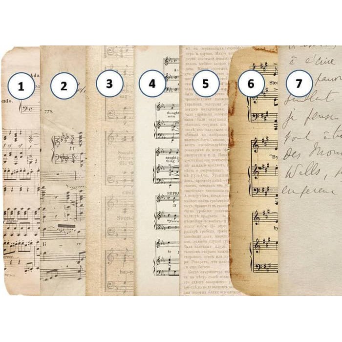 

Kertas Scrapbook - Vintage Music Paper_FFH Design