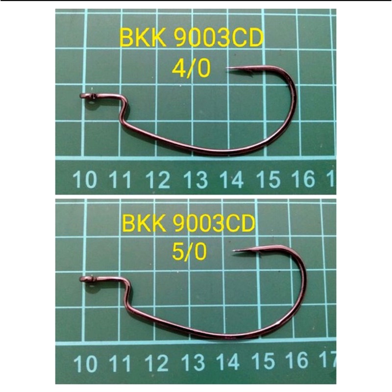 Eceran Worm Hook BKK 9003CD 4/0 5/0