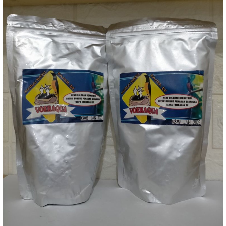 VOERAQUA voer aqua voer pakan lolohan burung murai batu kacer cendet trucuk jalak