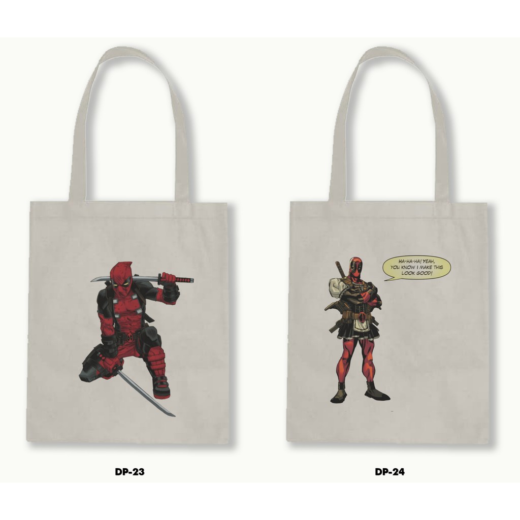 TOTE BAG BLACU - DEADPOOL .02