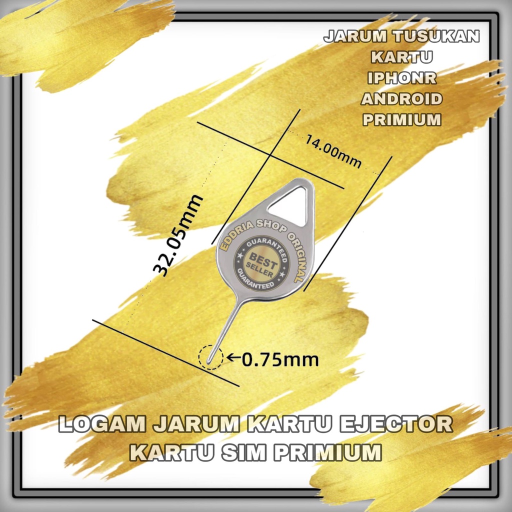 Ejector tusukan kartu jarum kartu primium