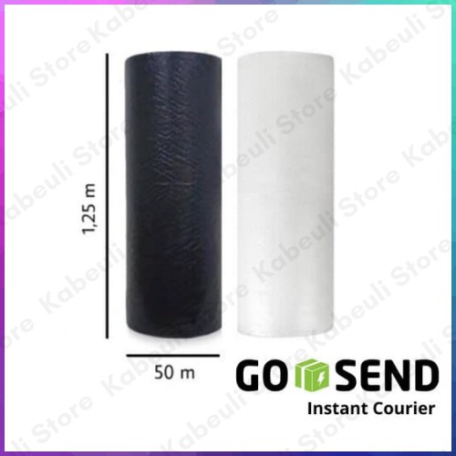

SLM7 BUBBLE WRAP Warna Bening Hitam Per Roll 1,25m x 50m Gosend Cimahi
