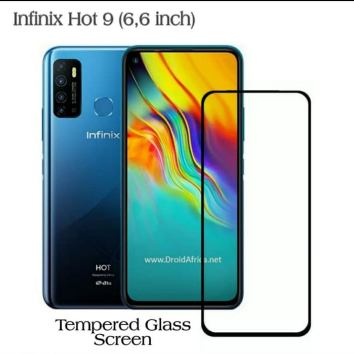 TEMPERED GLASS FULL LEM 9D INFINIX HOT 9 NEW 2020 - BC