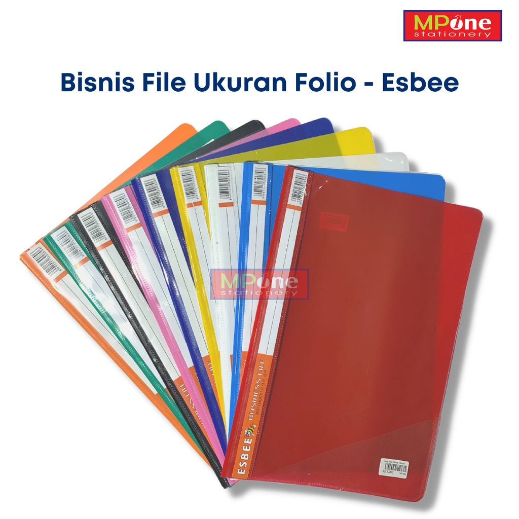 

(1 Lsn) Esbe Bisnis File Warna / Map Bisnis / Map Plastik Ukuran Folio / Map Bisnis Esbee Isi 12 Pcs