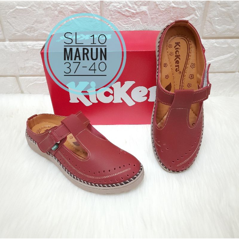 SENDAL  WANITA KICKERS PREMIUM MURAH KODE SL 10