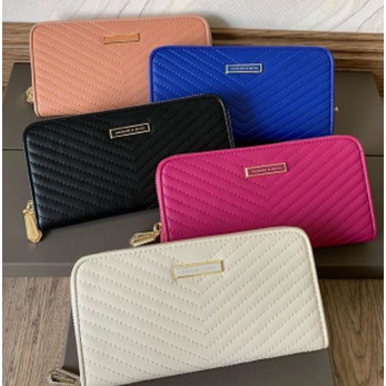 DOMPET | WALLET | WANITA | CNK CHEVRON LONG WALLET ORI PREMIUM IMPORT