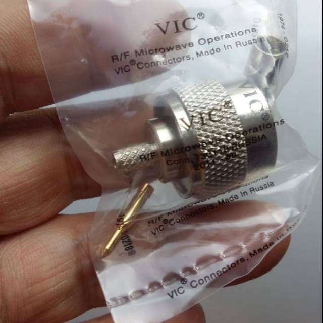 Connector n male rg58 crimping