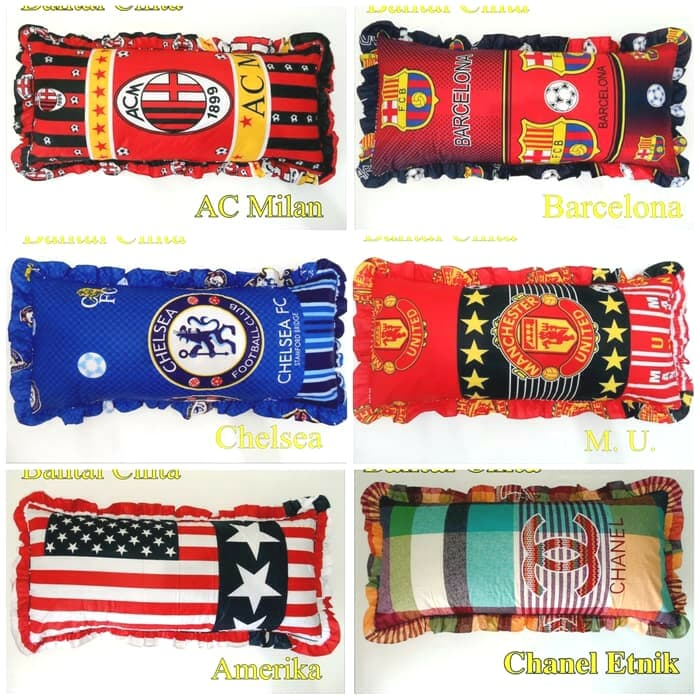COVER/SARUNG BANTAL CINTA 45X100 CM KAIN STAR/NIKITA