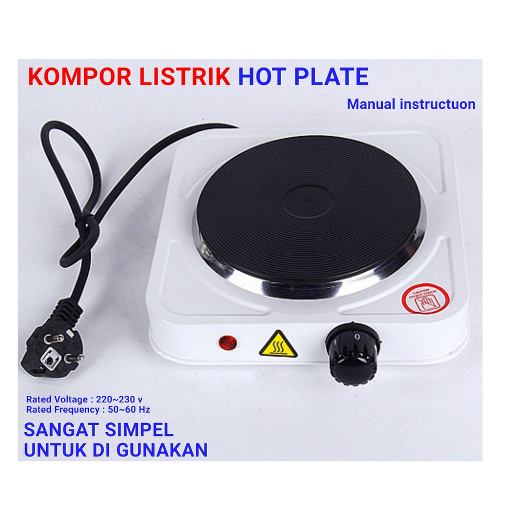 GRATIS ONGKIR Kompor Listrik Mini Portable - putih