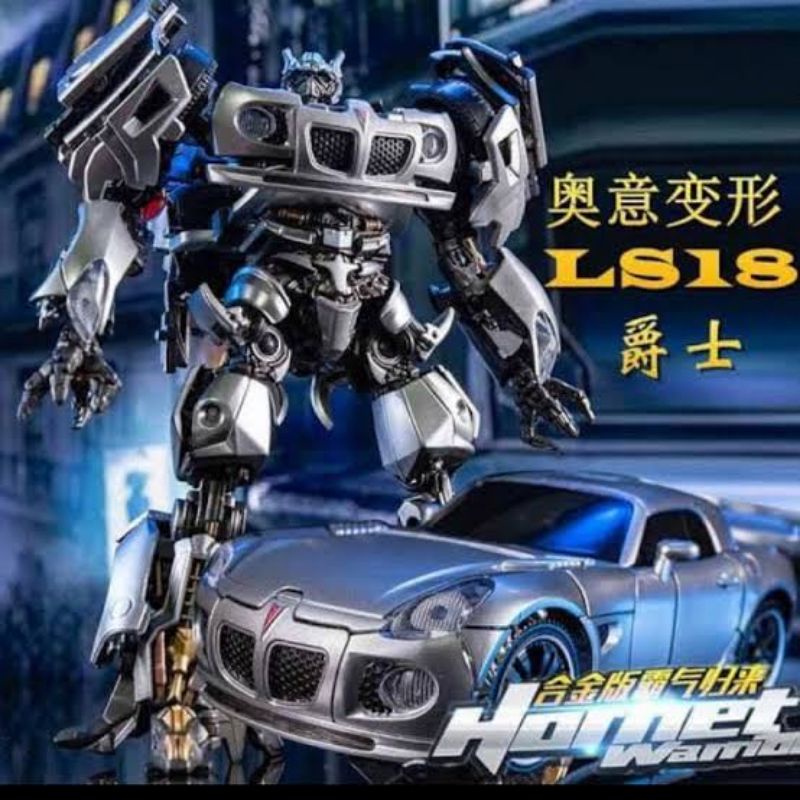 Blackmamba BMB LS-18 Jazz Silver Phantom KO Transformers Masterpiece Autobot Jazz