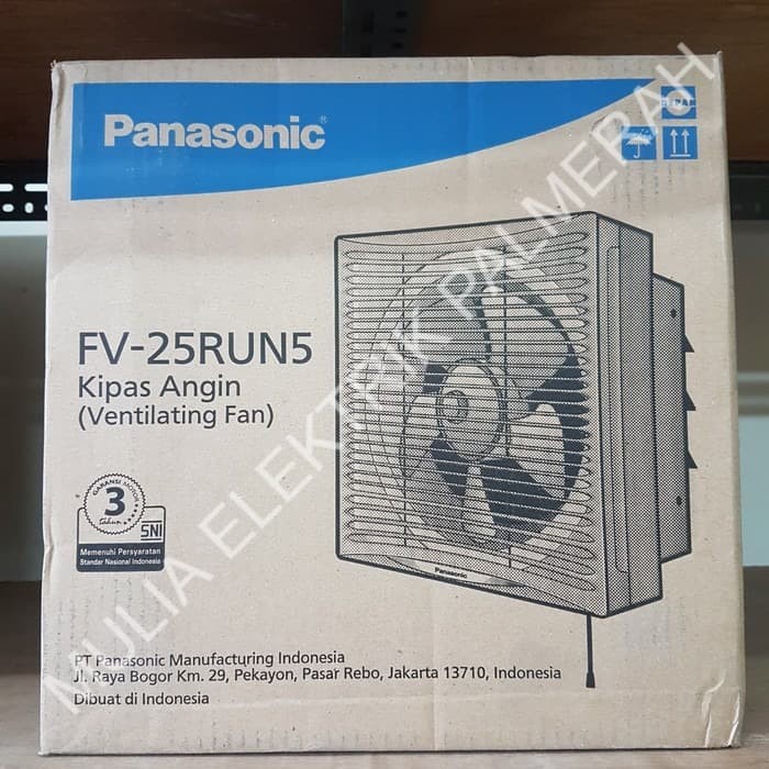 KIPAS ANGIN TEMBOK DINDING PANASONIC 25RUN 30RUN 25 30 RUN WALLMOUNT EXHAUST FAN FV-25RUN5 FV-30RUN5