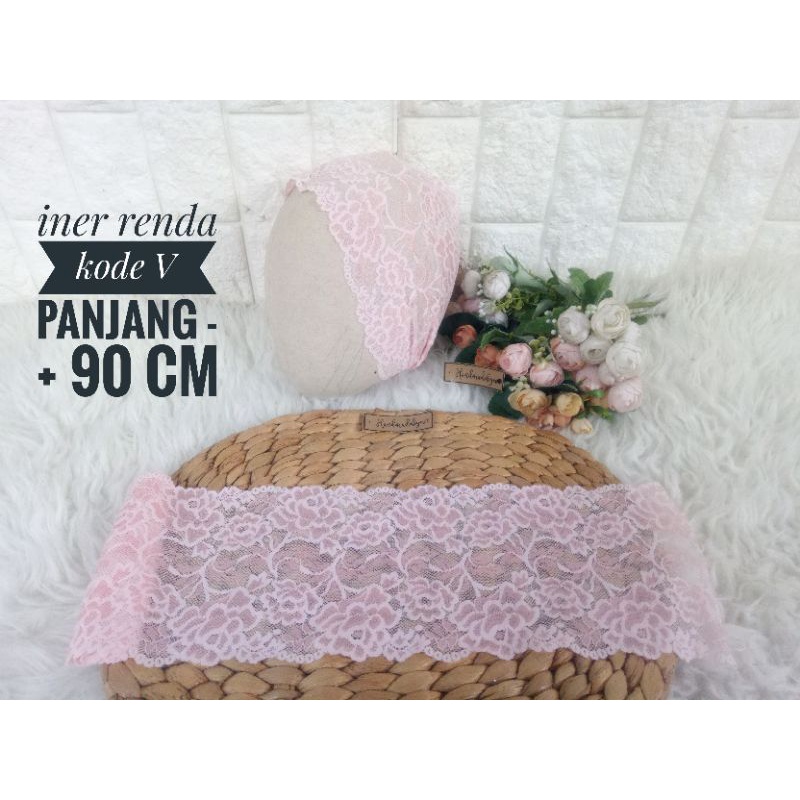 iner hijab pengantin (melar)-Kode V