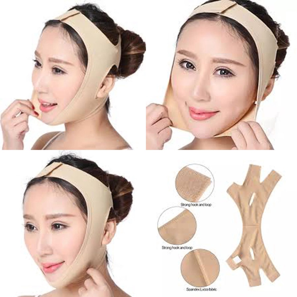 3D V SHAPE OVAL FACE LIFT SLIMMING BELT SABUK PENIRUS PIPI WAJAH PENGHILANG DOUBLE CHIN