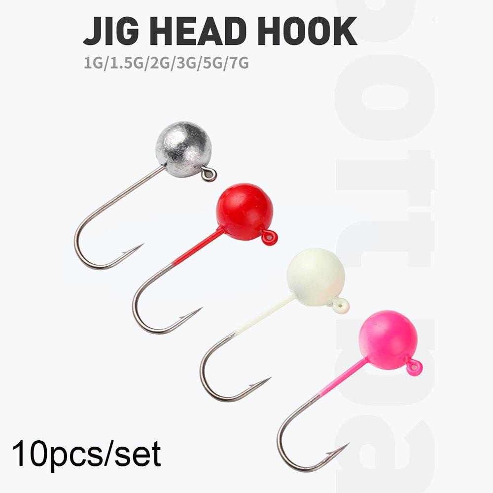 TOP Lead Head Hook Hot 1g 1.5g 2g 3g 5g 7g Tajam Bolong Kepala Tahan Lama