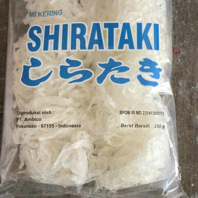 

SPECIAL!! Dry Shirataki - Mie Kering Shirataki ( isi 10 pcs) 250 g