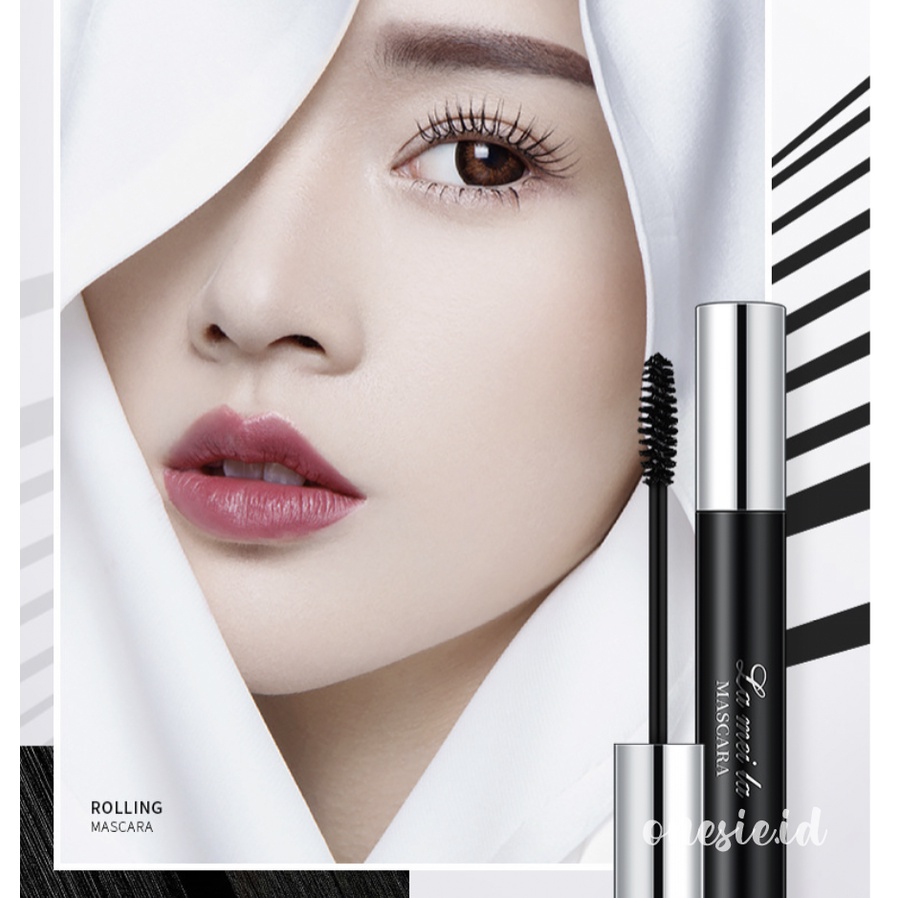 LAMEILA Maskara Black Silver Lash Slender Curling Waterproof Mascara Long Lasting LA097 780
