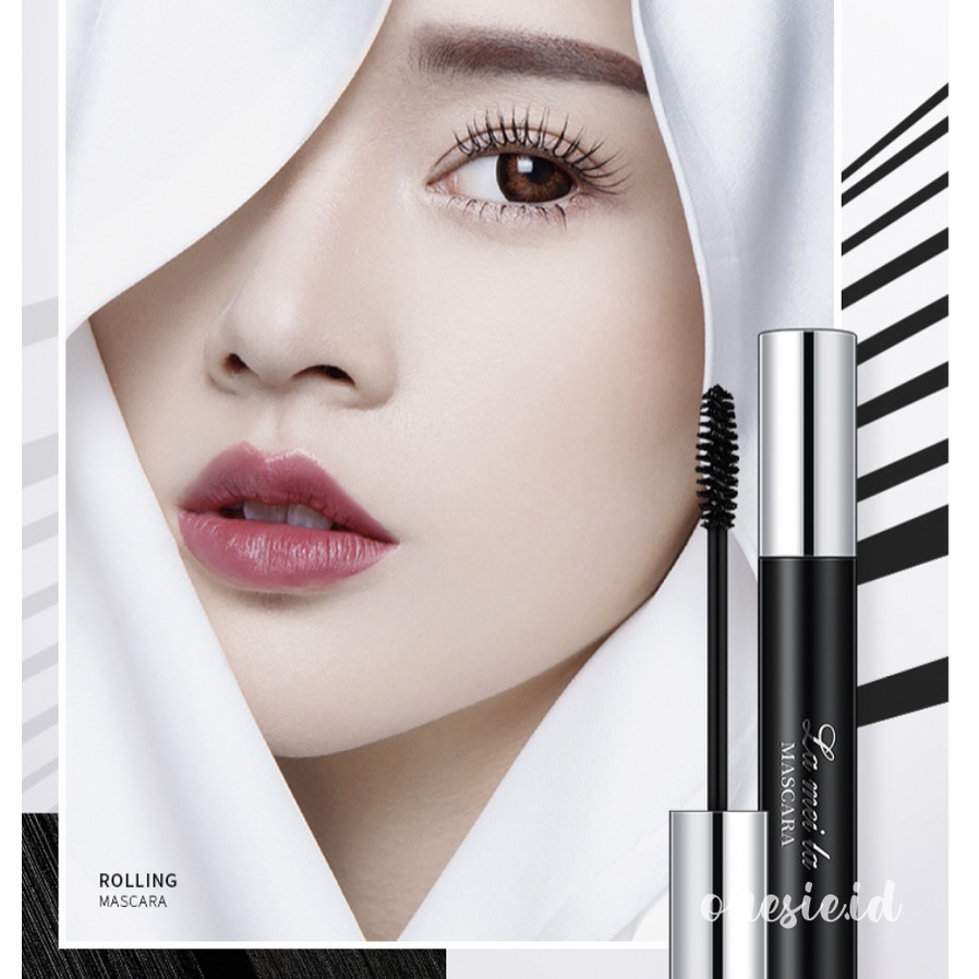 LAMEILA Maskara Black Silver Long Lasting Lash Slender Curling Waterproof Mascara LA097 780