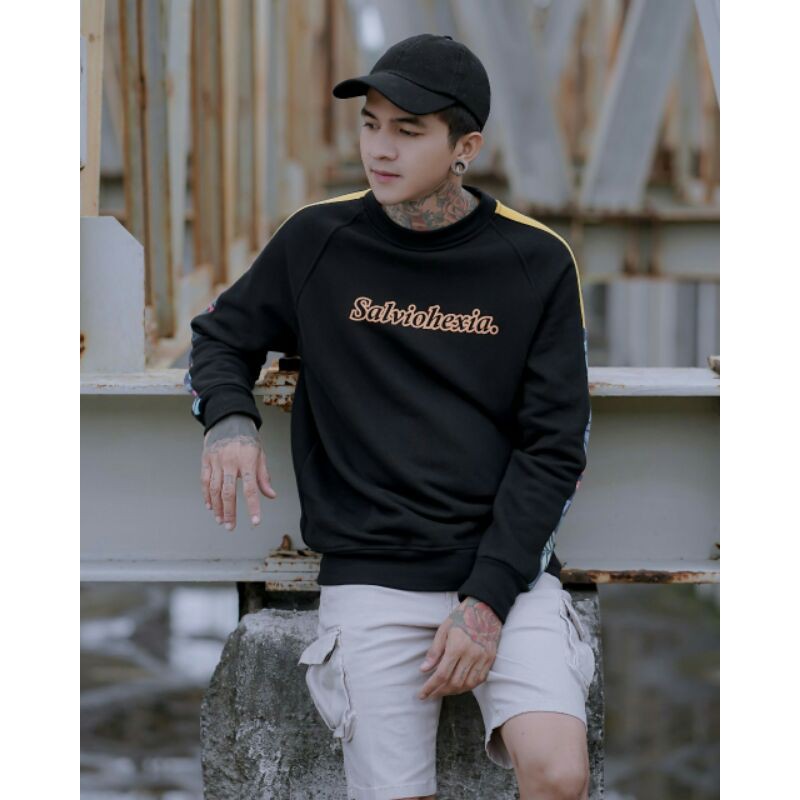 Crewneck Motif Crewneck Osaka Jaket Salviohexia Jaket Unisex Jaket Crewneck Slvhx