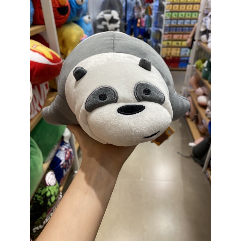 We bare bears boneka panda beruang teddy bear grizzly ice bear bantal leher mainan anak bayi pillow