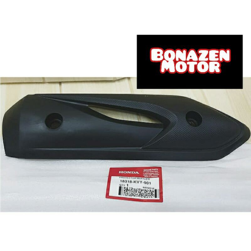 Tutup Knalpot Beat / Pelindung knalpot Beat / ORI AHM 18318-KVY-901