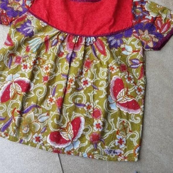 Blouse Batik Anak Cewe Untuk Sd Kelas 2 3 230619 Shopee Indonesia