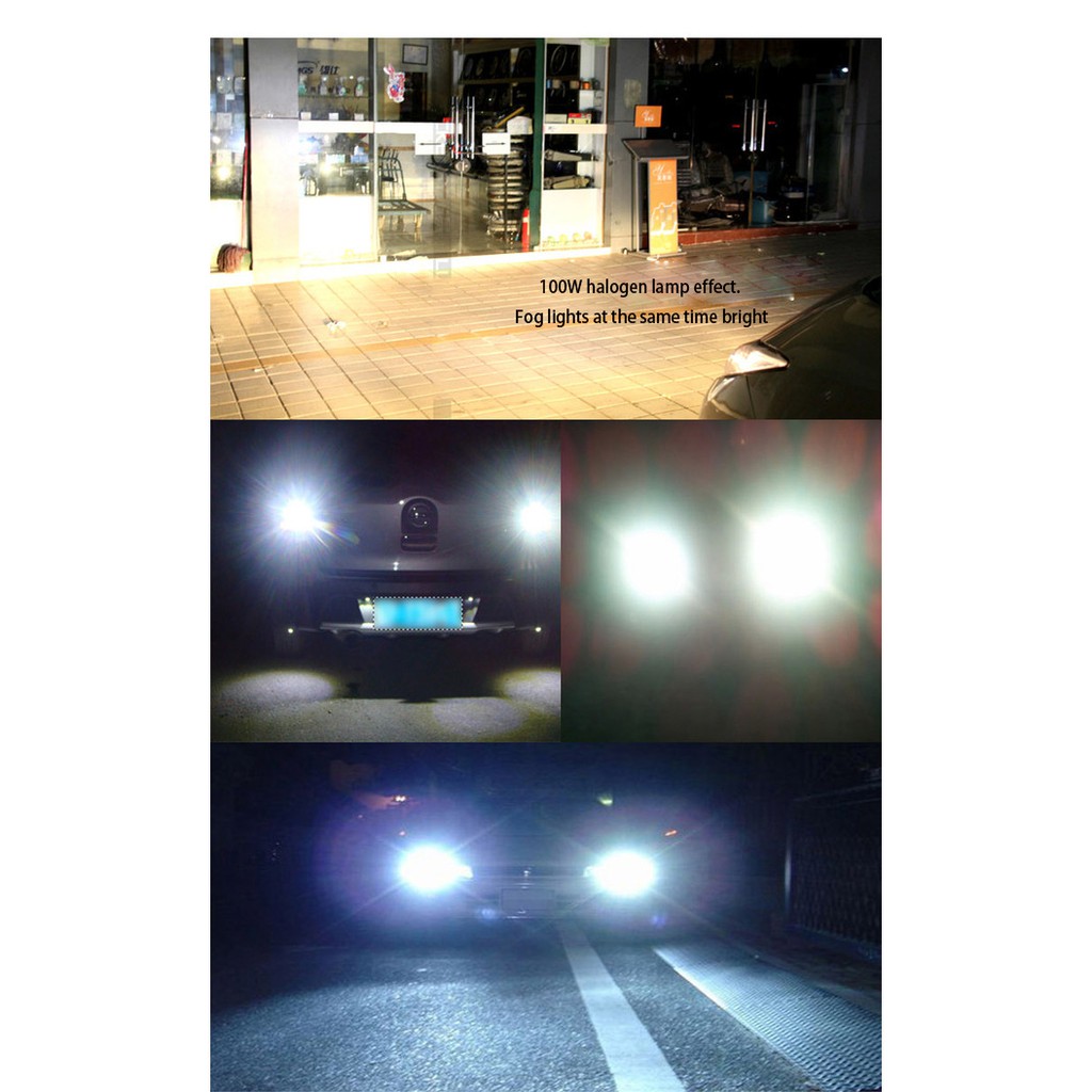 2x [In stock]100W Car H1 H3 H4 H7 H11 9005 9006  HOD Halogen Light Bulbs Fog Lamp Headlight fog lamp