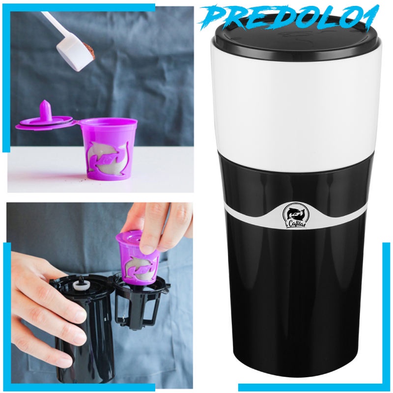 (Predolo1) Teko Pembuat Kopi Drip Mini Portable Untuk Travel