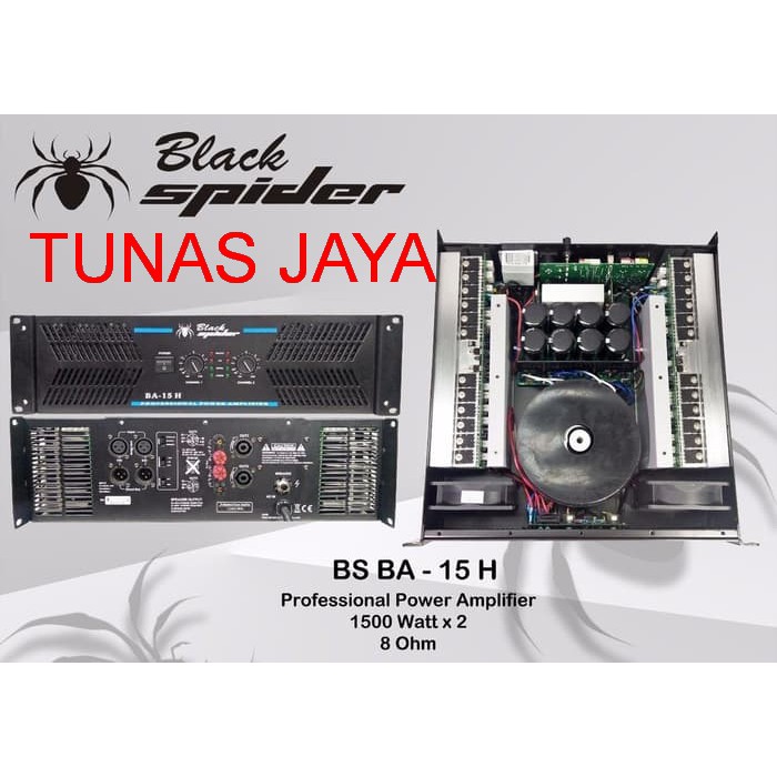 POWER AMPLI BLACK SPIDER BS BA 15 H