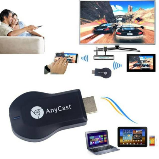 WIRELESS HDMI DONGLE ANYCAST / DONGEL / RECEIVER TV / ALAT PENERIMA HP KE TV /