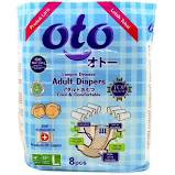 oto adult diapers/oto adult diapers L 8/oto adult diapers M 10/oto adult diapers XL 6/POPOK DEWASA//