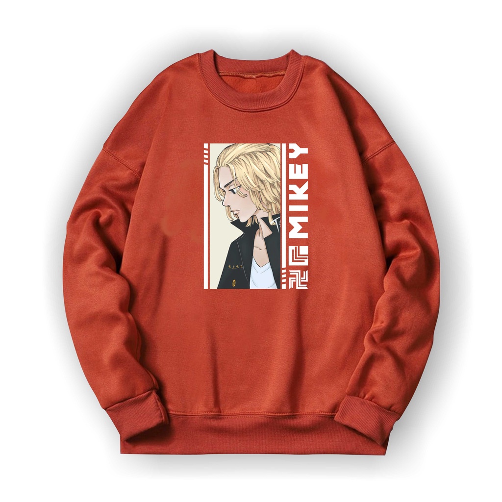 MIKEY Sweater Crewneck II MIKEY Basic Sweater II Sz M - XL ( Pria &amp; Wanita / Anak &amp; Dewasa )