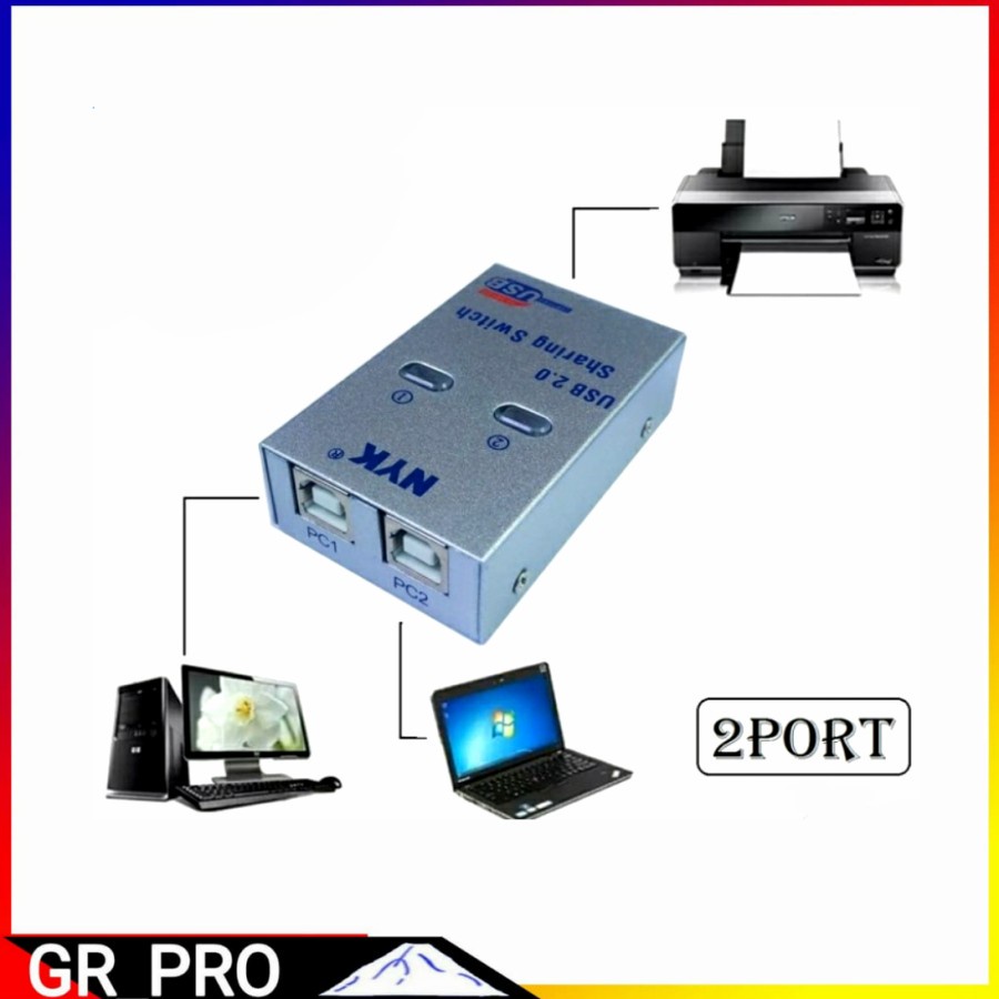 auto switch printer 2 port switch printer 1-2