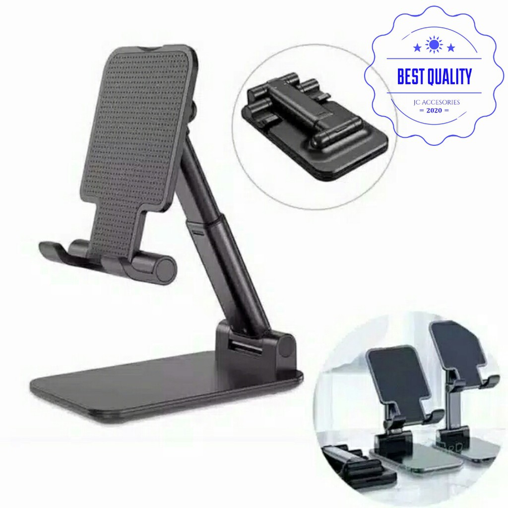 (JY)KV Folding Desktop L-305 / Folding Destop Phone Stand / Hp tablet Folding Bracket Holder Hp