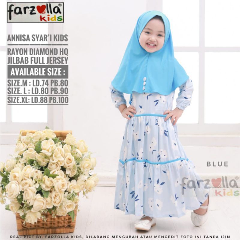 annisa syari kids rayon jersey