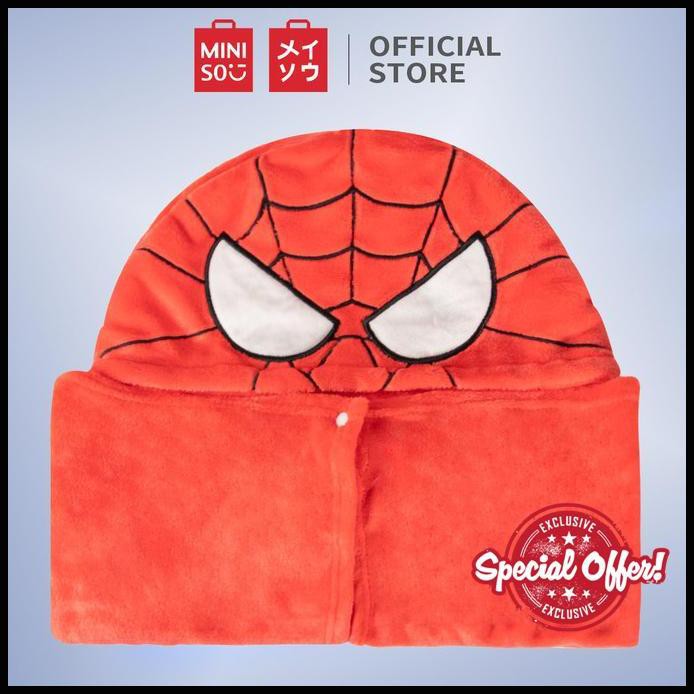 Miniso Official Marvel Selimut Kantor/Kamar - Spiderman Promo