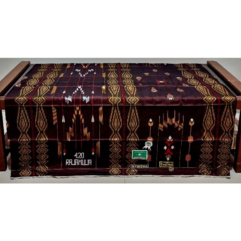 Sarung tenun sutra RAJA MULIA 420 EXCLUSIVE skelas tamer kamer bhs sge sgt lamiri lamiya hidayat