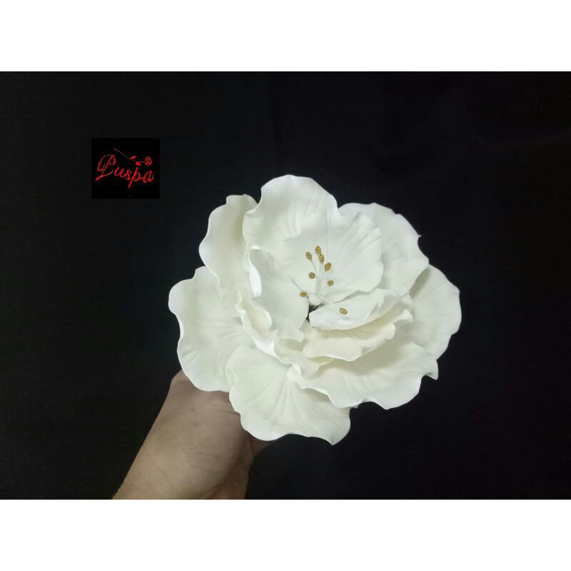 

(424/PPEGB1)Gumpaste Flower Sugar Flower/Bunga Gumpaste Peoni