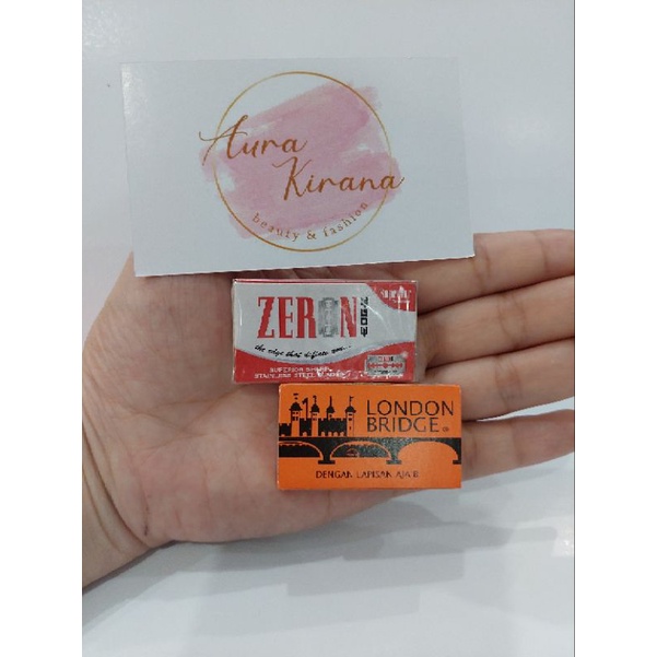 (ECER SATUAN) SILET LONDON BRIDGE  Pisau Cukur 1PC ECERAN