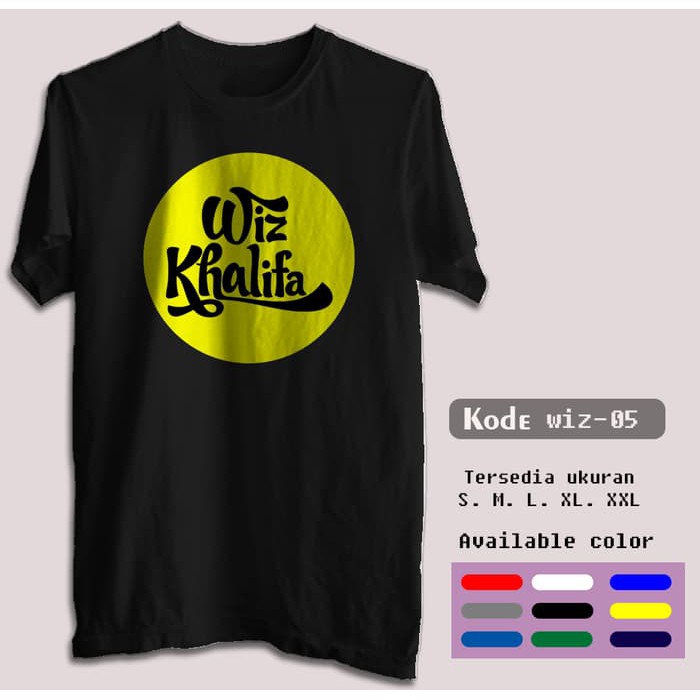 KAOS WIZ KHALIFA TSHIRT GILDAN SOFTSTYLE WIZ 05