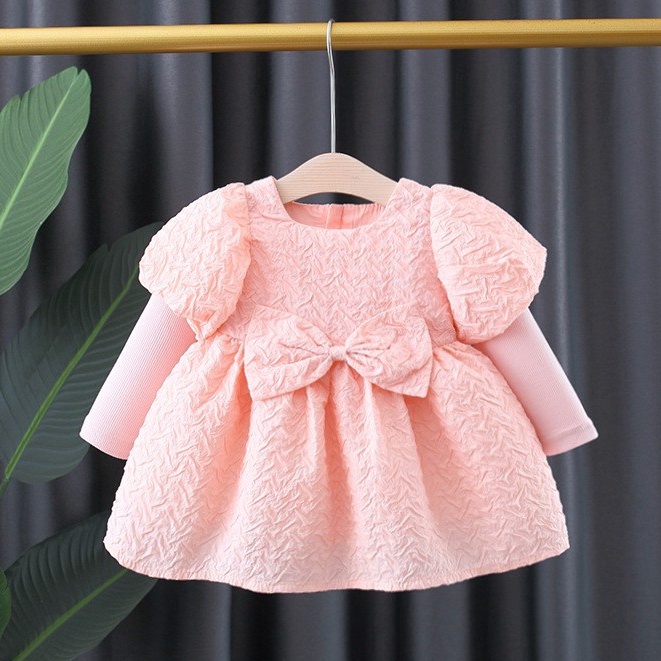 6-36bln DRESS BAYI ANAK [KUALITAS IMPOR] GAUN BAYI PESTA ELEGAN FORMAL PEREMPUAN A