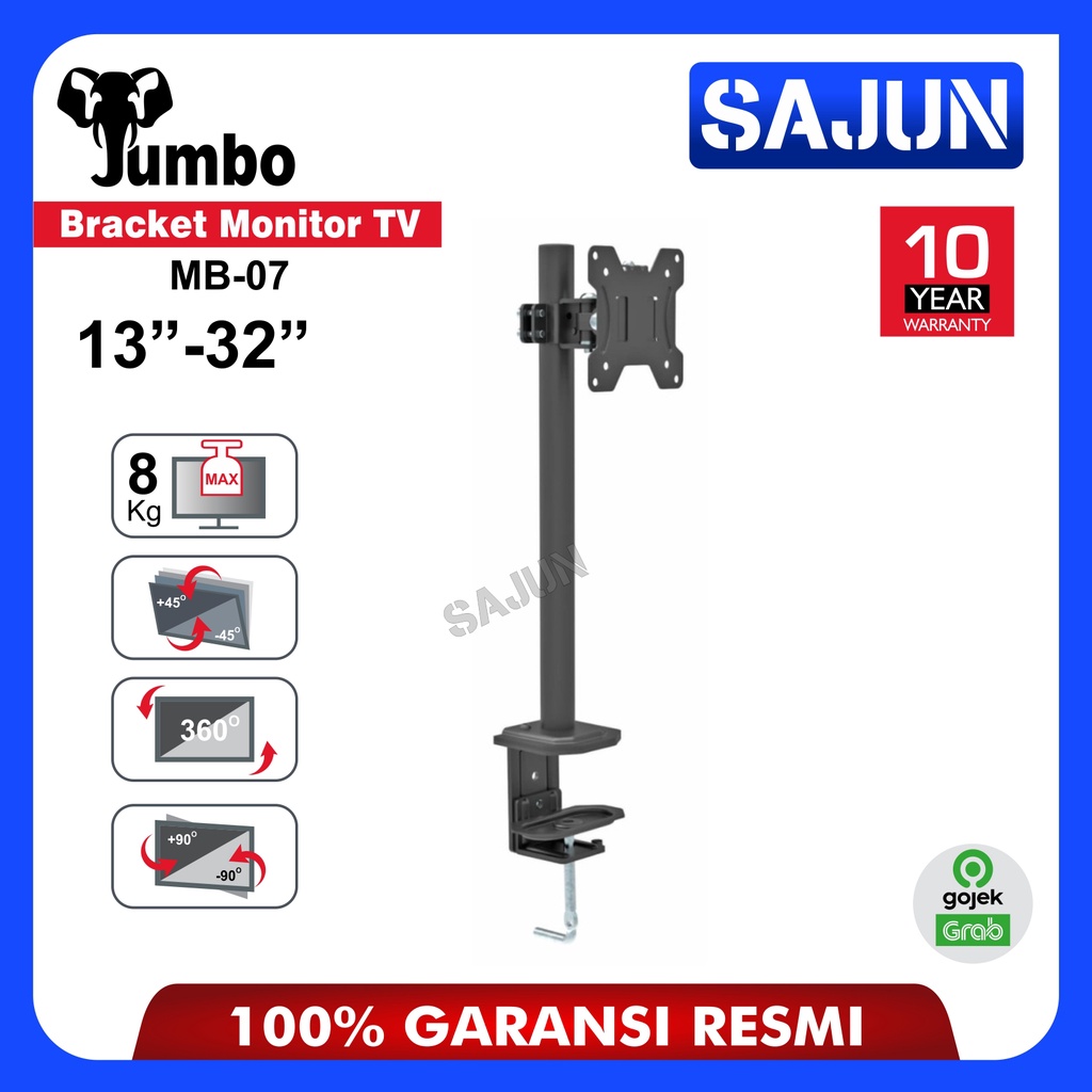 JUMBO Bracket Monitor TV 13-32 Inch Bracket Meja MB-07 / MB-08 / MB-11