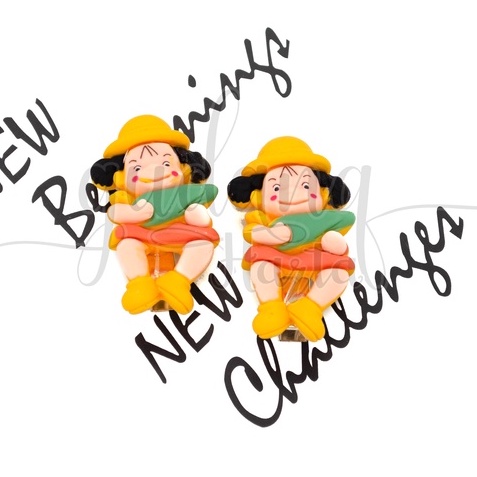 GEMEZZ Jepit Rambut 3D Mei Kusakabe Hairclip Kartun Lucu GG 201547