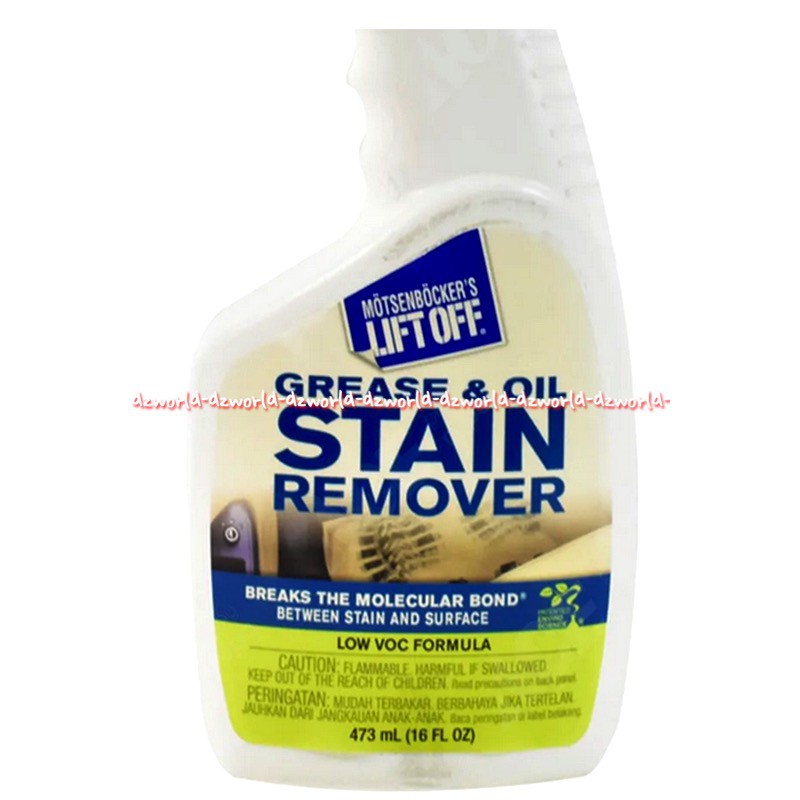 Motsenbockers Lift Off 473ml Grease &amp; Oil Stain Remover Pembersih Penghilang Noda Lemak Minyak oli