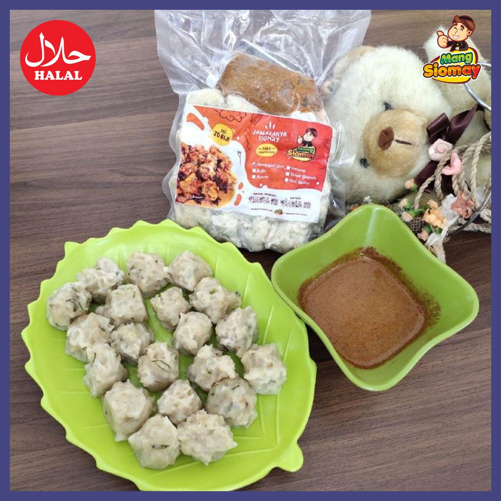 

#537 Mangsiomay Siomay Ikan Tenggiri - Somay Beku Frozen Saus Kacang