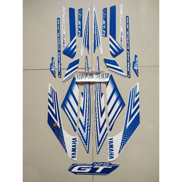 striping stiker Xeon GT 2014 2015 biru ful