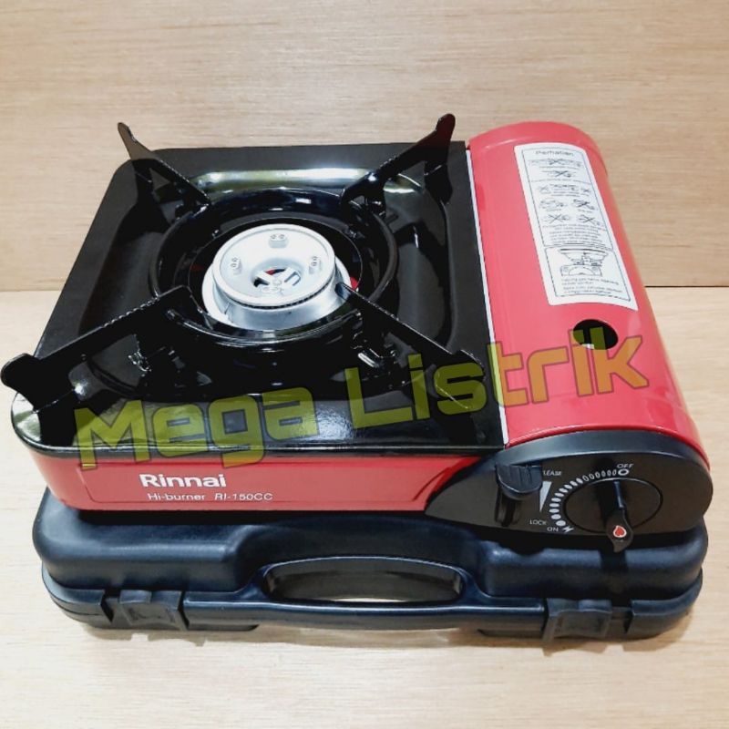 Rinnai kompor portable RI150CC kompor kemping Rinnai