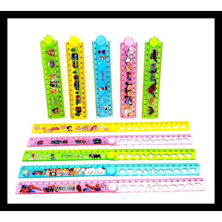 

Hot Product Penggaris 30Cm Lipat 15Cm Mistar Karakter Anak Sekolah Terjamin