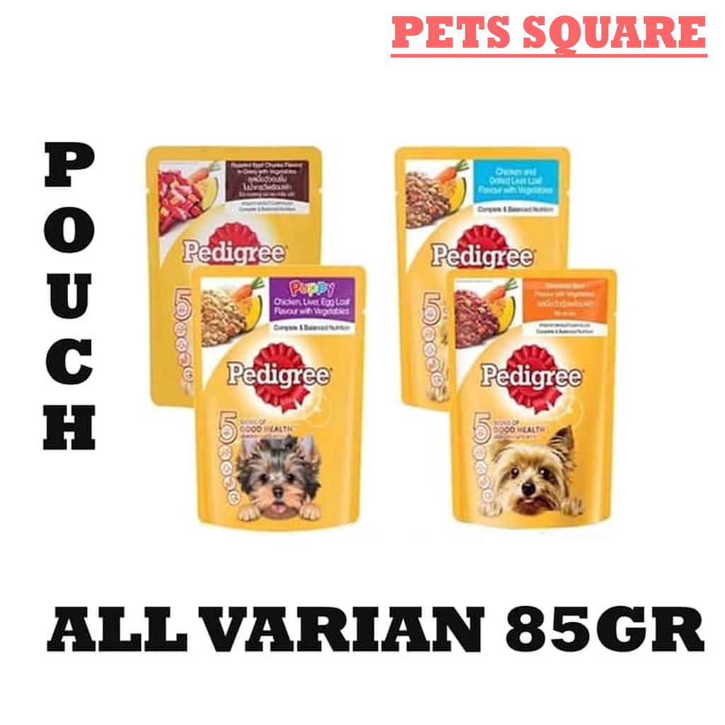 PEDIGREE POUCH ALL VARIAN 80GR