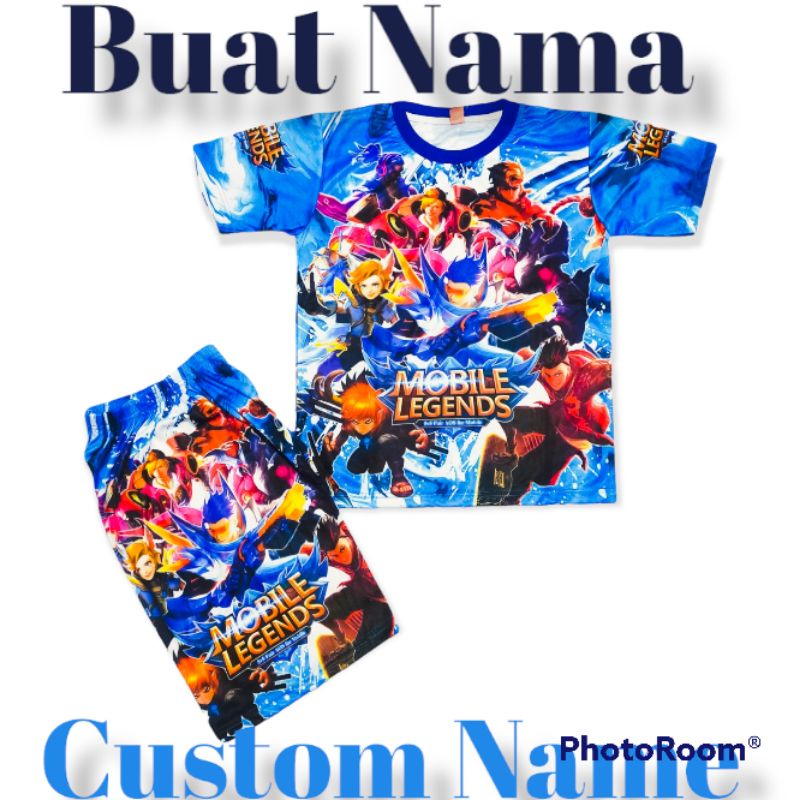 SETELAN BAJU ANAK MOBILE LEGENDS