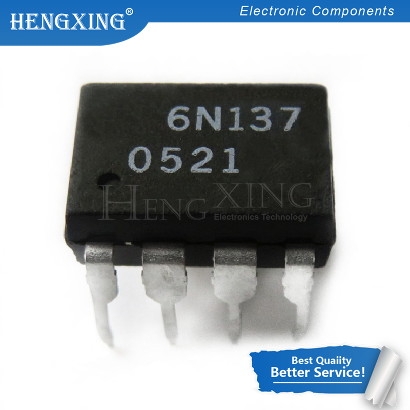 10pcs/lot 6N137 DIP8 6N137 DIP DIP-8 new and original IC In Stock